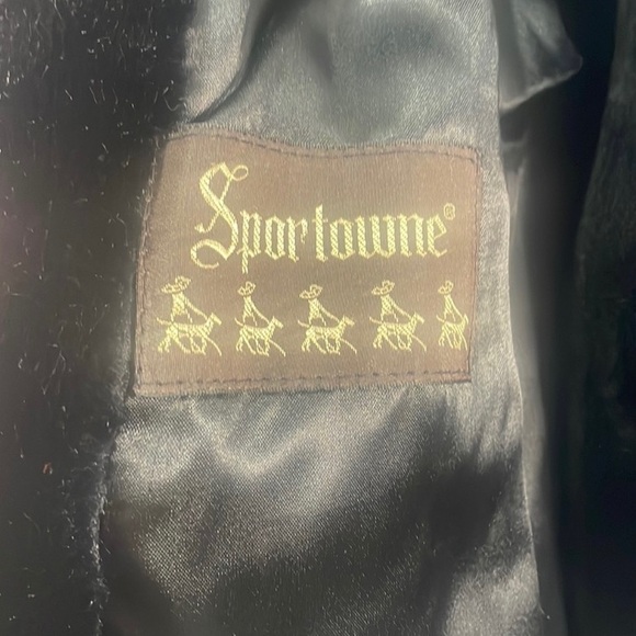 Vintage Sportowne Black Faux Fur Coat,Expressly for Dillards,size 6 - Picture 9 of 15